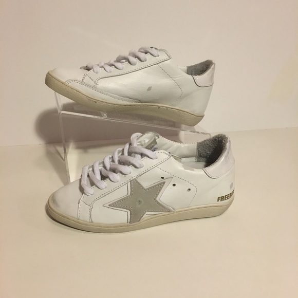 New Steven Madden Freebird White Leather Sneaker - Picture 2 of 8